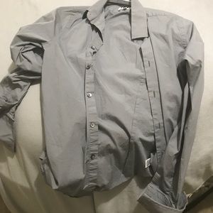 Express 1MX Collared Shirt - Small - Blue